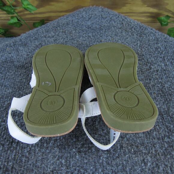 Rachel Girls Gladiator Sz T 10 Medium White Synthetic Hook & Loop - Picture 5 of 6